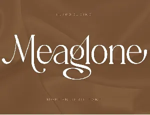 Meaglone font