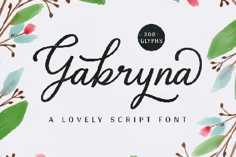 Gabryna Script font