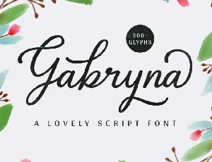 Gabryna Script font