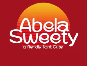 Abela Sweety font