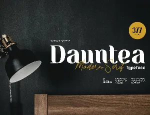 Dauntea font