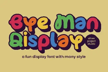 Bye Man FREE font