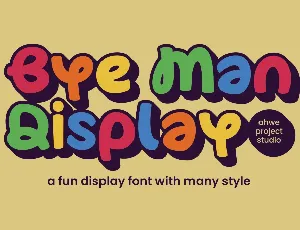 Bye Man FREE font