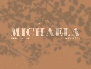 Michaela Typeface font