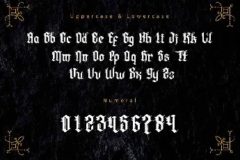 Dark Rock font