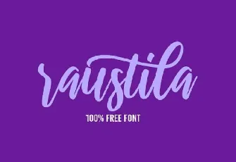 Raustila Typeface Free font