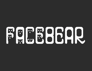 Facebear font