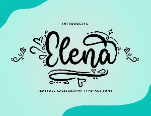 Elena Demo Font