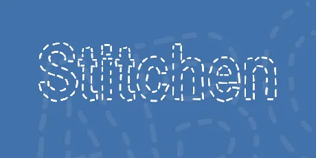 Stitchen font