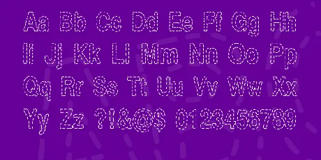 Stitchen font