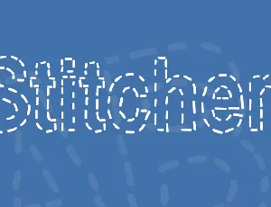 Stitchen font