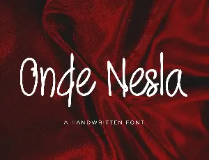 Onde Nesla font