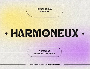 Harmoneux font