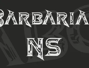 Barbarian NS font