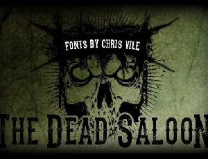 the dead saloon font