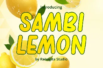 sambi lemon font