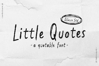 Little Quotes font