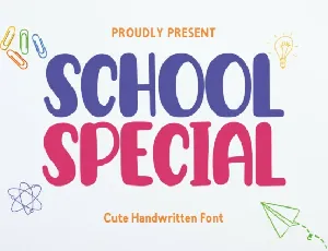 School Special Display font