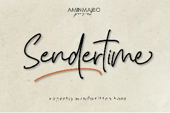 Sendertime font