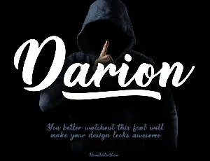 Darion Handwritten Script font