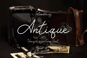 Antique font