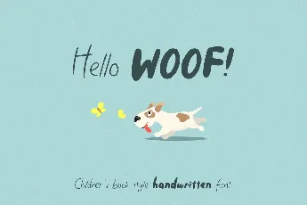 Hello Woof font