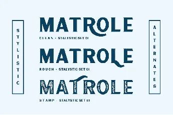 Matrole font