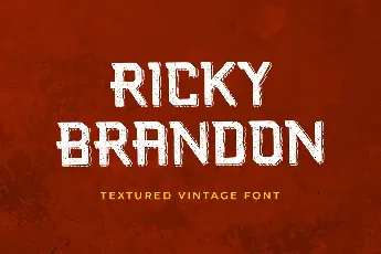 RICKY BRANDON font