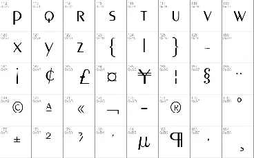 Peignot font