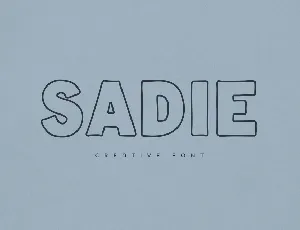 Sadie font