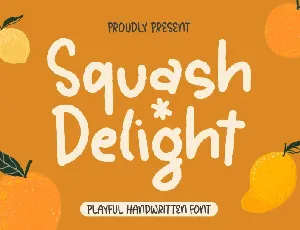 Squash Delight font