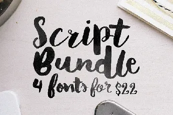 Script Bundle – 4s font