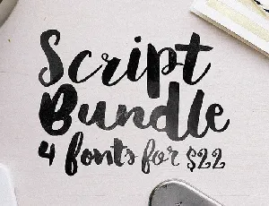 Script Bundle – 4s font