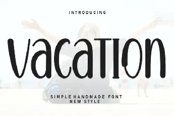 Vacation Display font