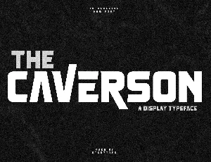 Caverson font