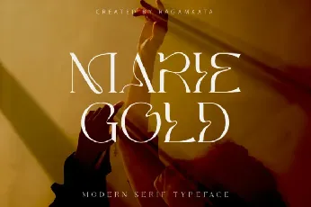 Marie Gold font