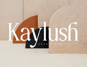 Kaylush font