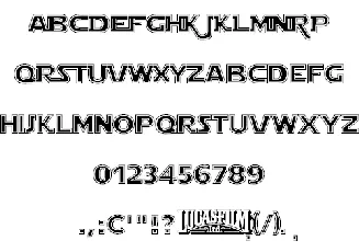 Star Jedi Outline font