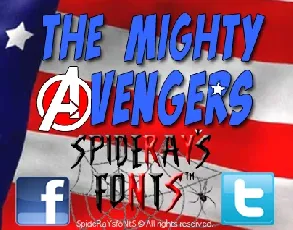 The Mighty Avengers Free font