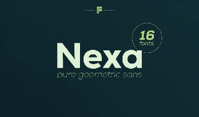 Nexa font