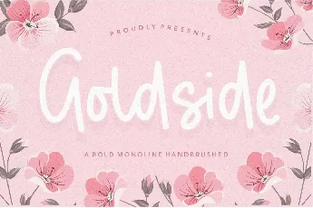 Goldside font