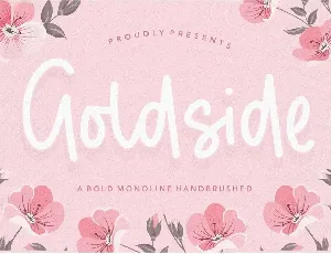 Goldside font