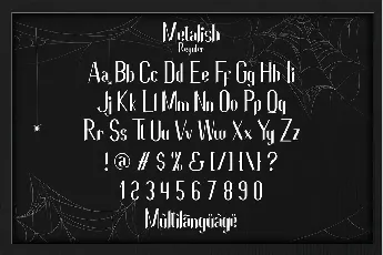 Metalish Demo font