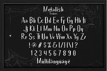 Metalish Demo font