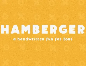 Hamberger font