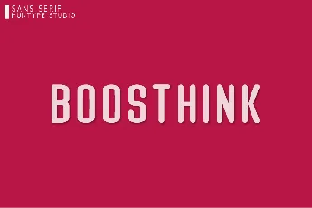 Boosthink font