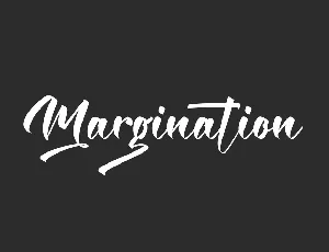 Margination Demo font