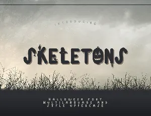 Skeletons font