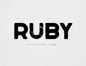 Ruby font