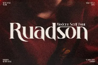 Ruadson font